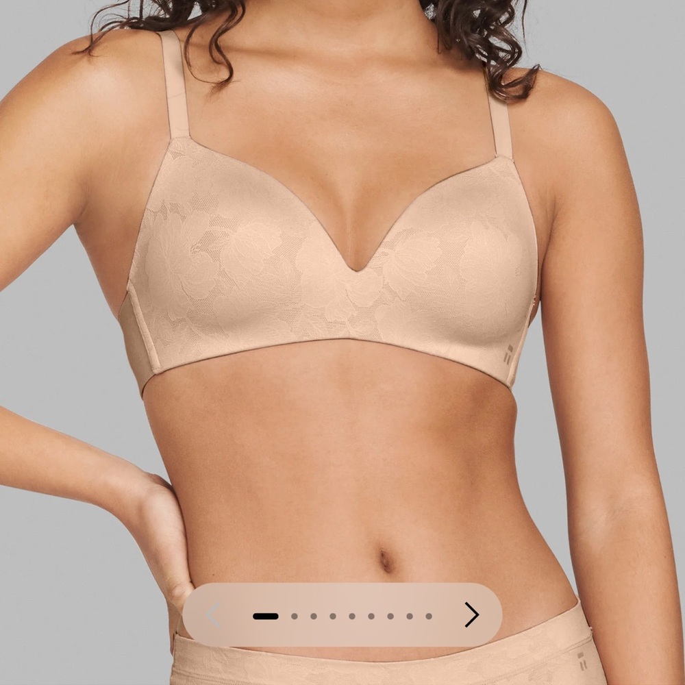 Tommy John Second Skin Comfort Lace Wireless Bra 34D